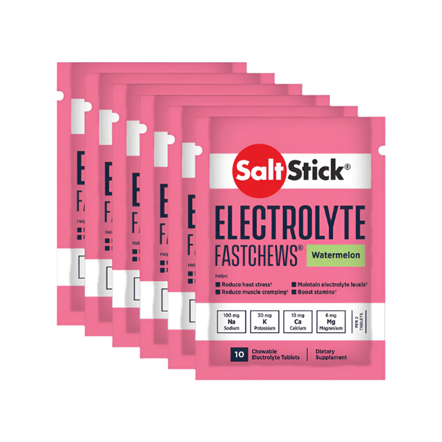 SaltStick - Electrolyte FastChews Sachet - Watermelon - 6 Pack