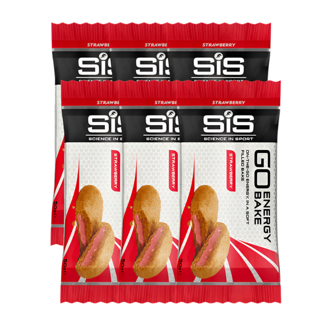 Science In Sport (SIS) - Go Energy Bake Bars - Strawberry (50g) - 6 Pack