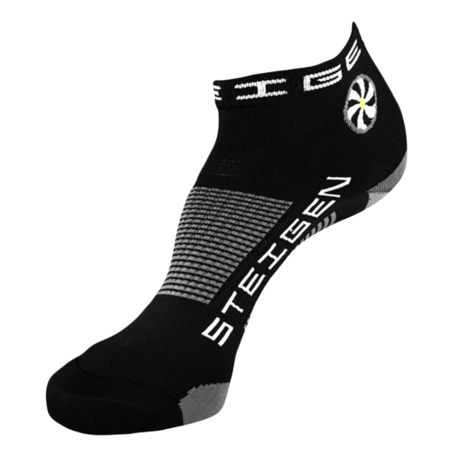 Steigen - Quarter Length Running Socks - Black