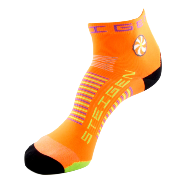 Steigen - Quarter Length Running Socks - Goldfish Orange